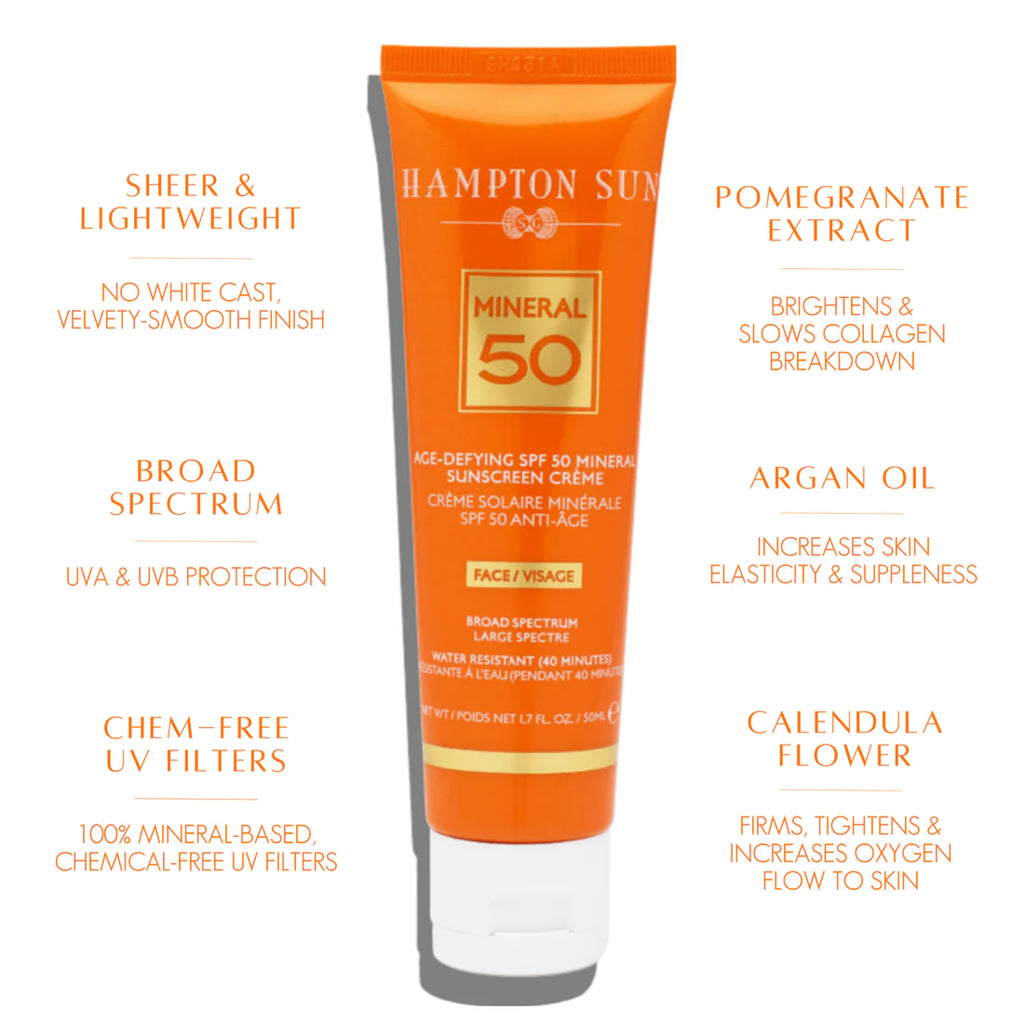 AGE-DEFYING SPF 50 MINERAL CREAM FOR FACE